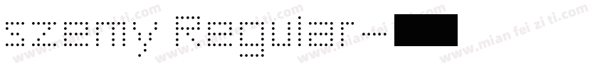 szemy Regular字体转换